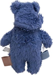Snoozebaby Knuffeldiertje Hally Hippo organic Blue Nights knuffel 25 cm