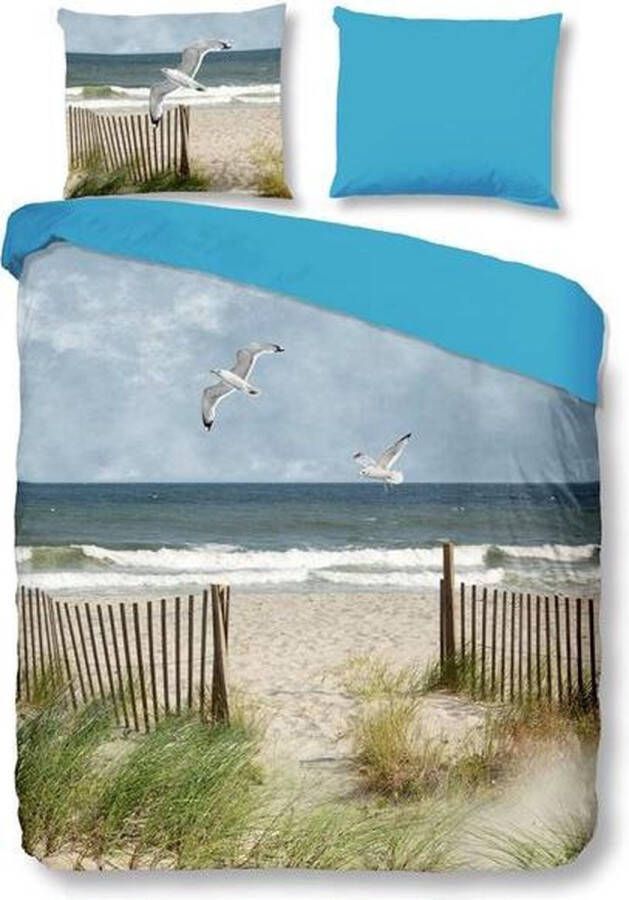 Snoozing Beach Flanel Dekbedovertrek Lits-jumeaux 240x200 220 cm + 2 kussenslopen 60x70 cm Multi kleur