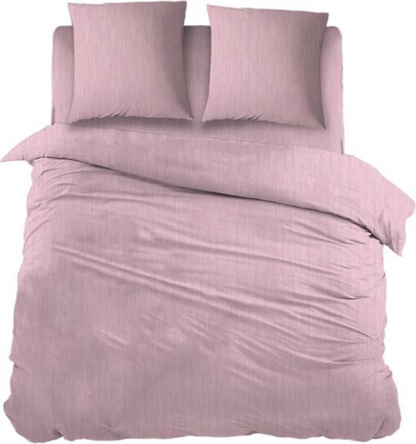 Snoozing Brigitte Dekbedovertrek Lits-jumeaux 240x200 220 cm + 2 kussenslopen 60x70 cm Pink