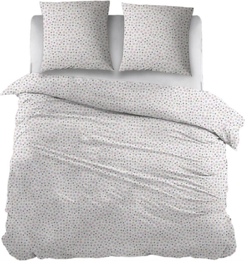 Snoozing Cerises Dekbedovertrek Tweepersoons 200x200 220 cm Roze