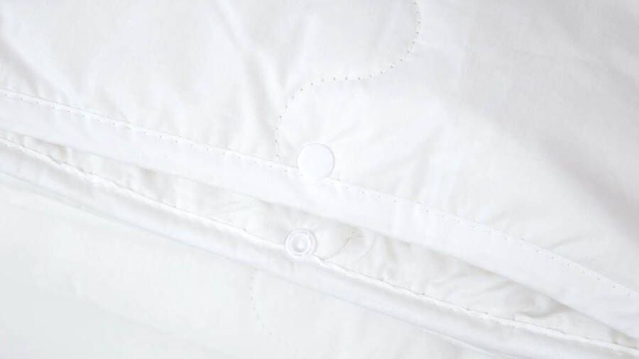 Snoozing Diamond Partnerdekbed Tweepersoons 200x200 cm Wit