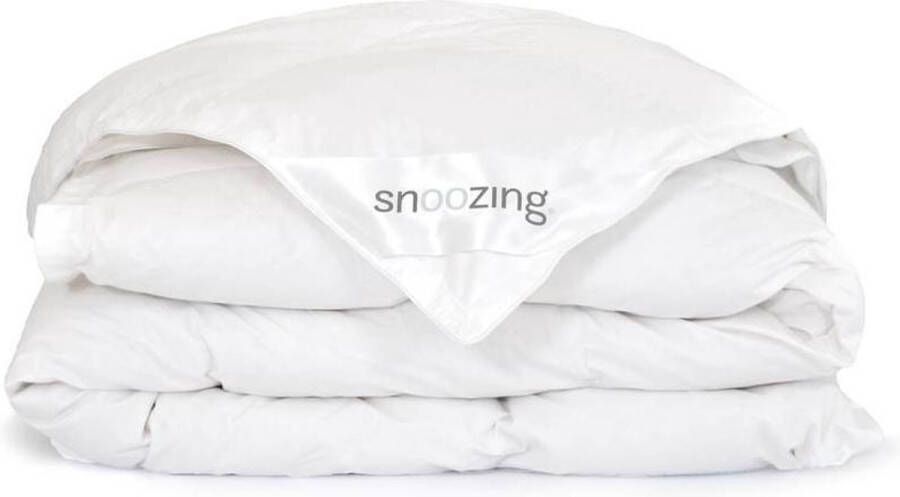 Snoozing Diamond Wol 4-seizoenen- Dekbed Tweepersoons 200x220 cm Wit