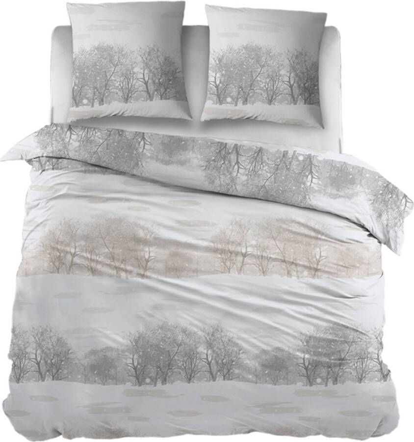 Snoozing Eemy Dekbedovertrek Lits-jumeaux 240x200 220 cm Grijs