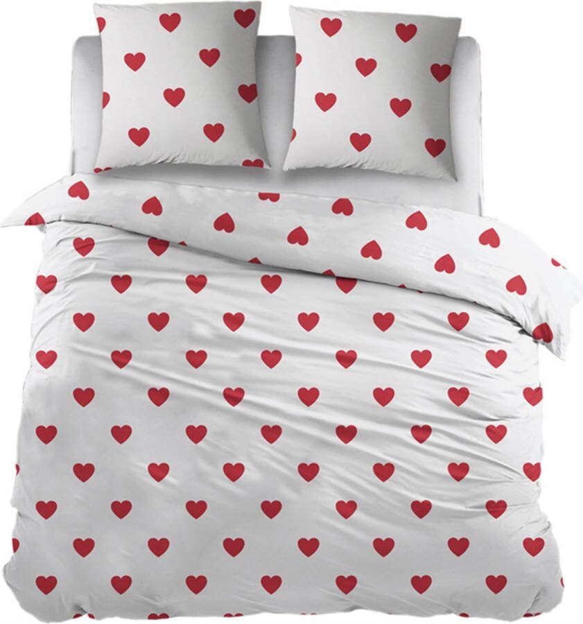 Snoozing Aurelie Dekbedovertrek Lits-jumeaux 240x200 220 cm Rood