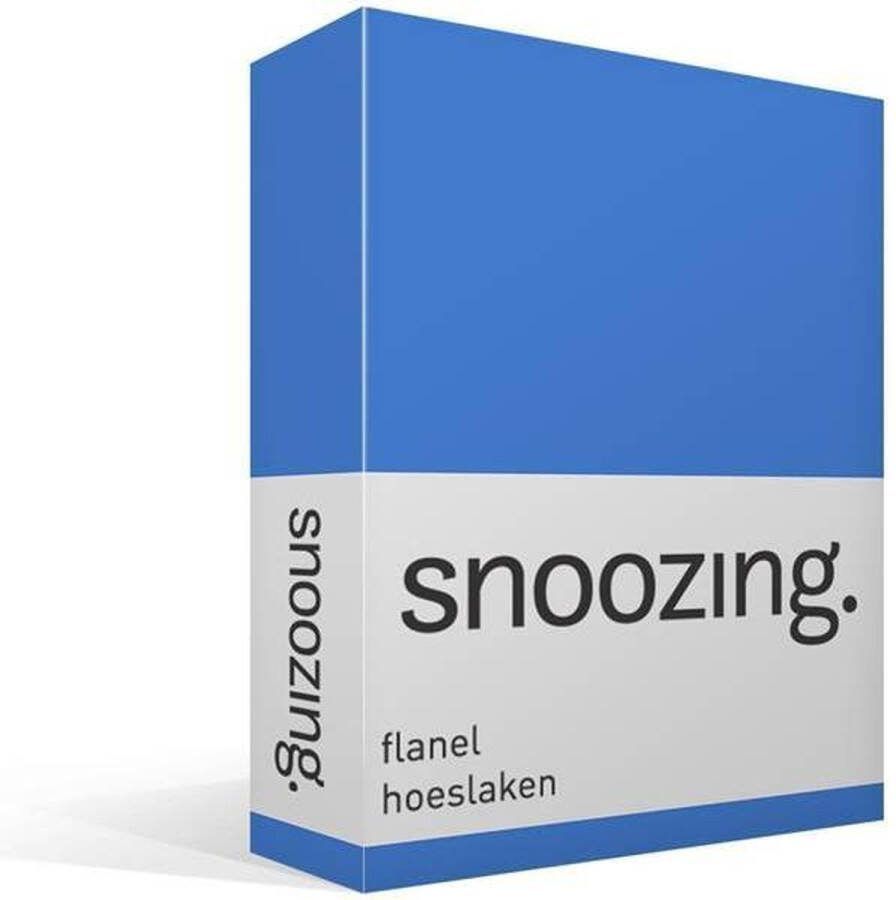 Snoozing Flanel Hoeslaken Lits-jumeaux 200x200 cm Meermin