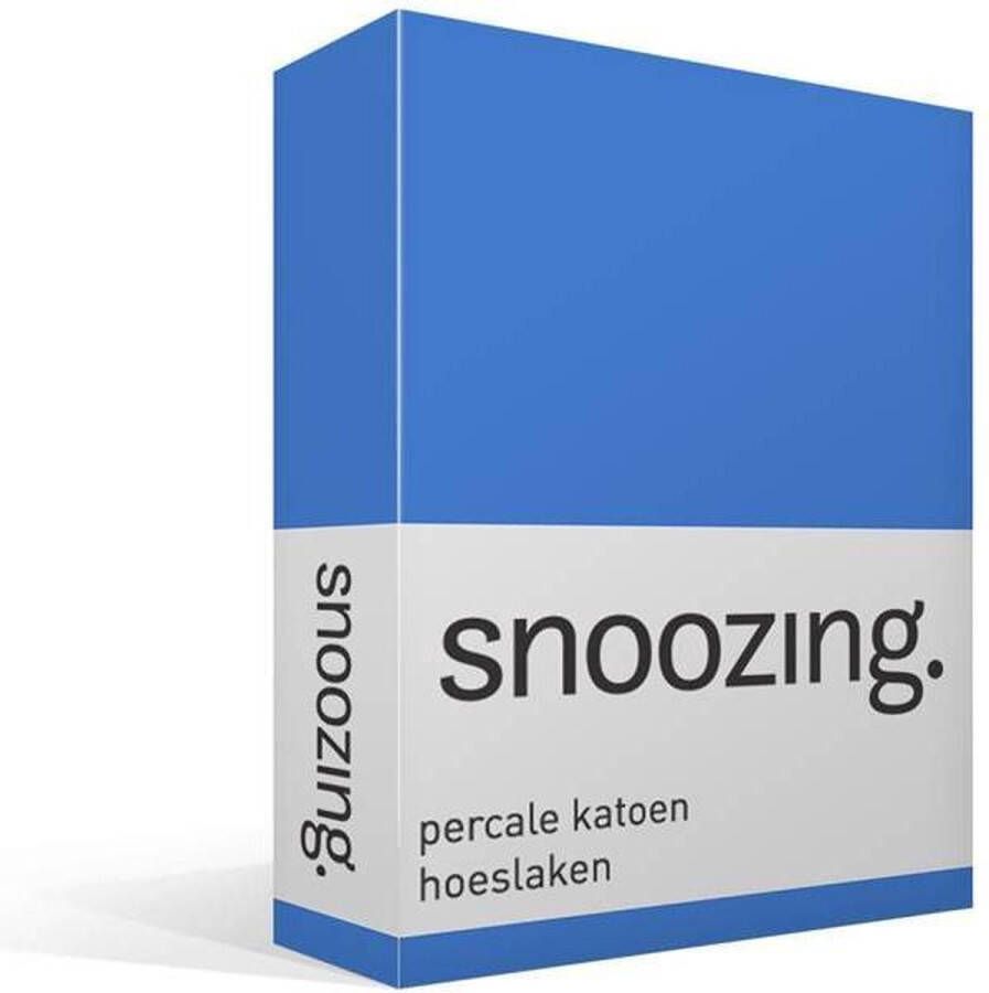 Snoozing Hoeslaken Tweepersoons 140x200 cm Percale katoen Meermin