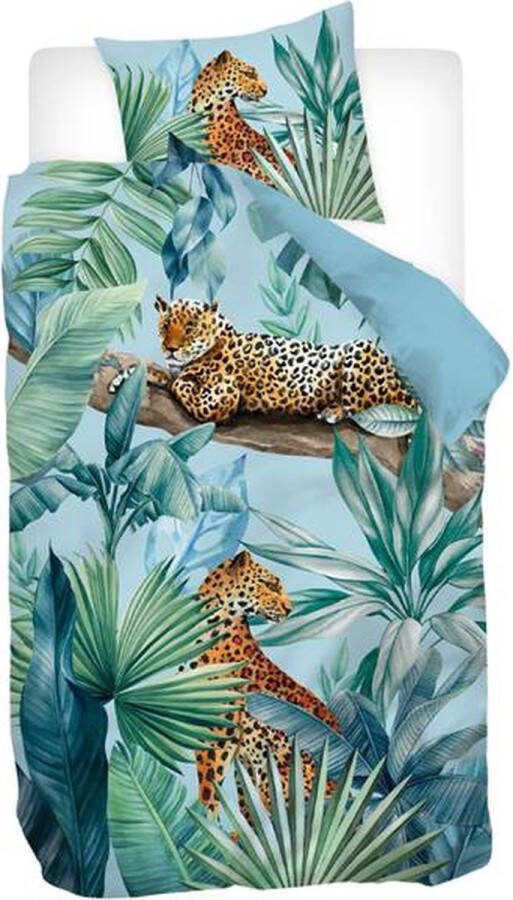Snoozing Ilyas Dekbedovertrek Eenpersoons 140x200 220 cm Blauw