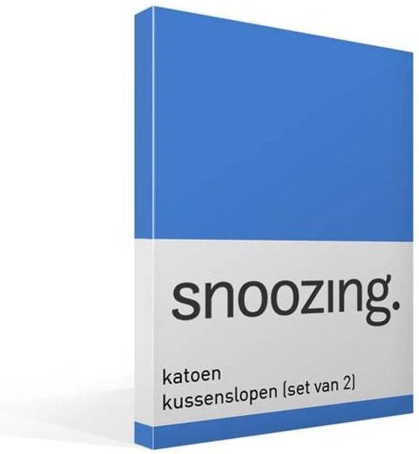 Nightdream Snoozing Katoen Kussenslopen Set van 2 60x70 cm Meermin