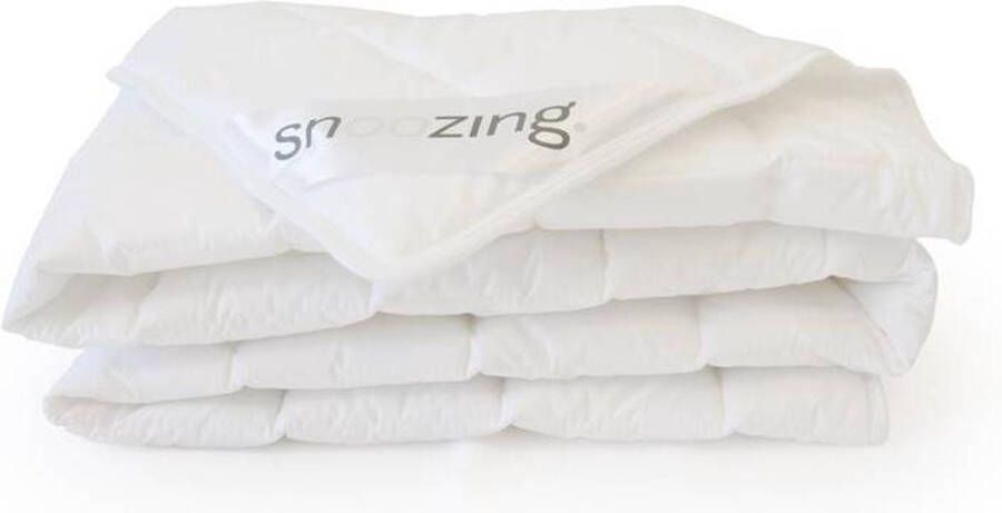 Snoozing Katoen Onderdeken Tweepersoons 140x210 cm Wit