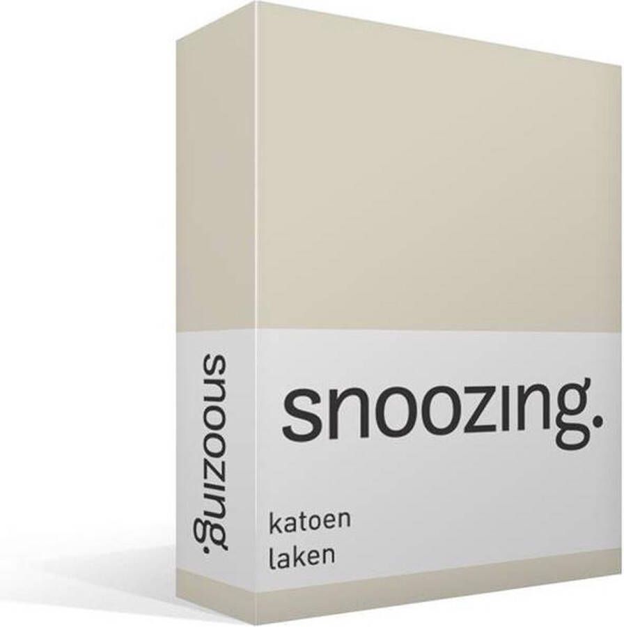 Snoozing Laken Katoen Lits-jumeaux 280x300 cm Ivoor