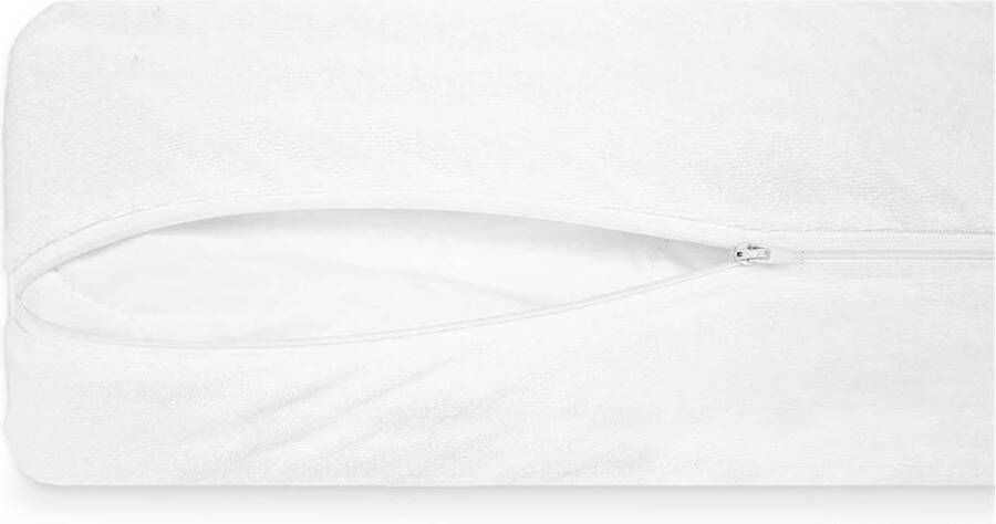 Snoozing Matrasbeschermer Lits-jumeaux 200x210 220 cm Wit