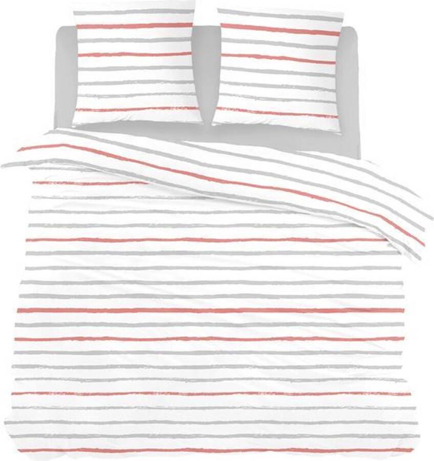 Snoozing Ria Dekbedovertrek Tweepersoons 200x200 220 cm Rose