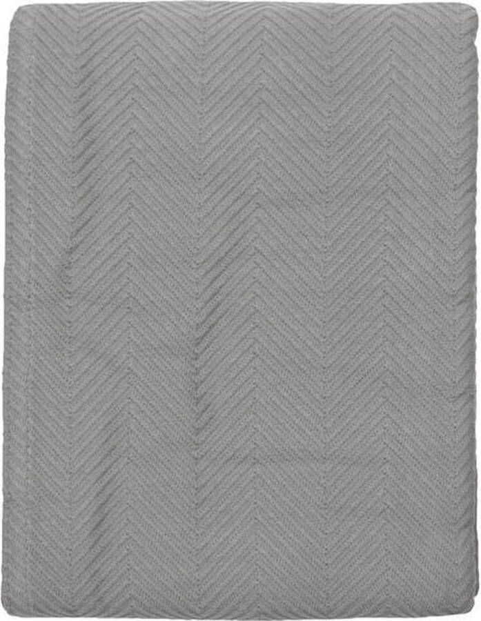 Snoozing Spiga Bedsprei Tweepersoons 240x260 cm Grijs