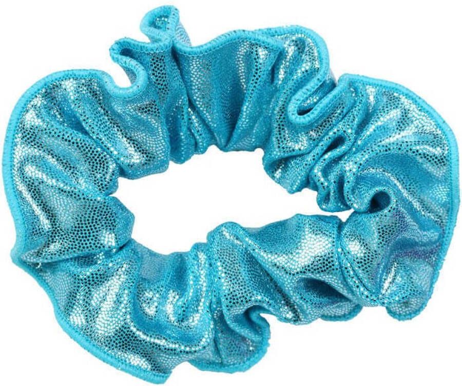 Snowflake Hair Scrunchie Mystique Glansstof Turnen Meisjes Haarwokkel Elastisch Hawaii Blauw One Size