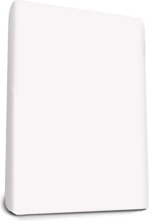 Snurky Maui Satijn Hoeslaken De Luxe 90 x 210 220 cm Wit