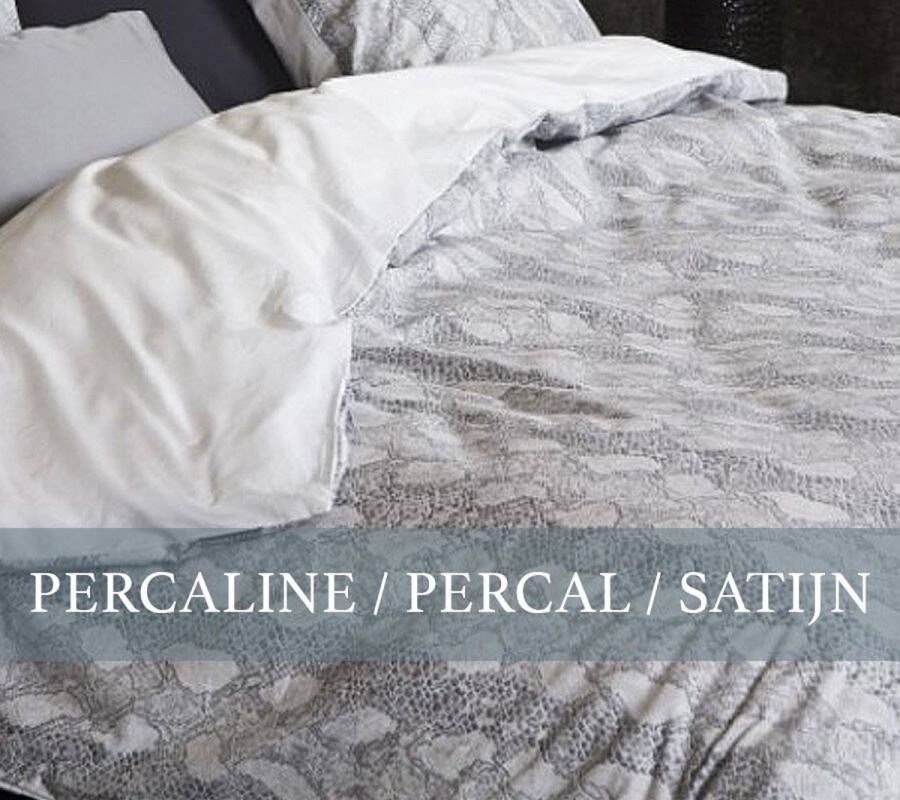 Snurky Percaline Katoen Hoeslaken 140 x 200 cm Wit
