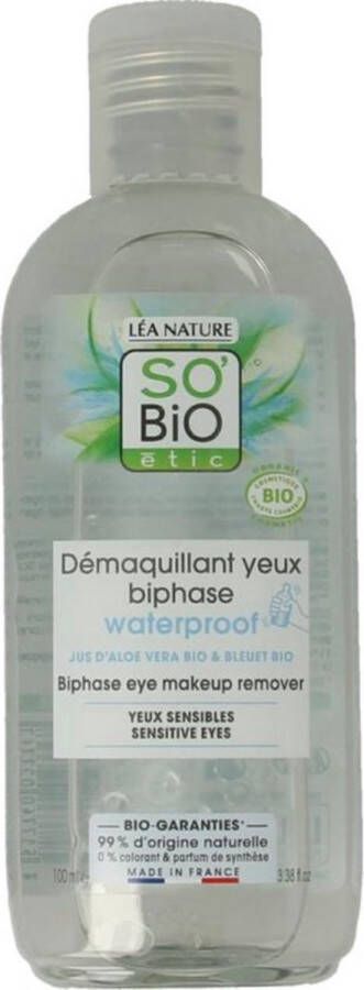 So Bio Etic Eye make-up Remover 12x100ml Voordeelverpakking