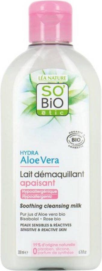 So Bio Etic SO'BiO étic Hydra Aloe Vera Micellar water 3x500ml Voordeelverpakking