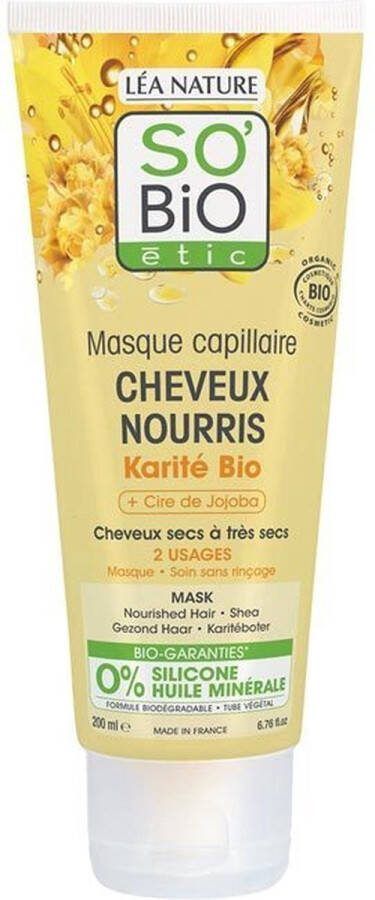 SO BIO So'Bio Étic Haarmasker Shea Butter 200ml