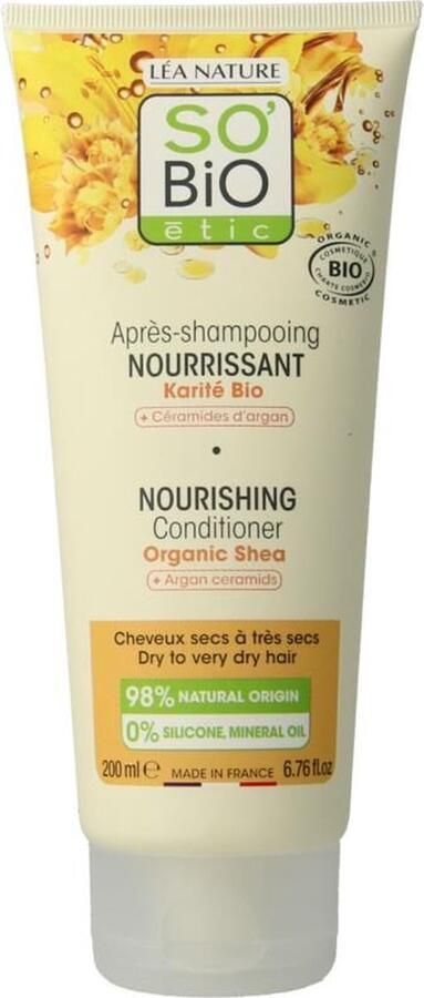 SO BiO étic Conditioner shea argan ceramids 200 Milliliter