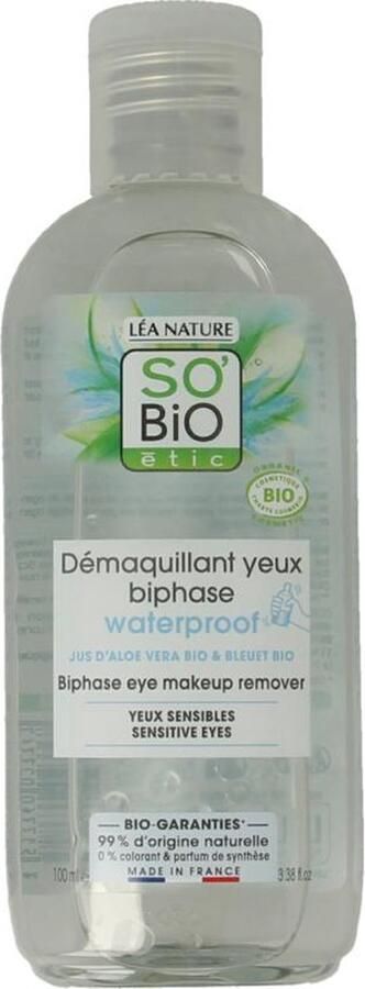 SO BiO étic Eye make-up Remover 100ml