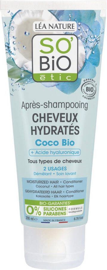 SO'BiO étic So'Bio Étic Conditioner Moisturised Hair Coco Hyaluronic Acid