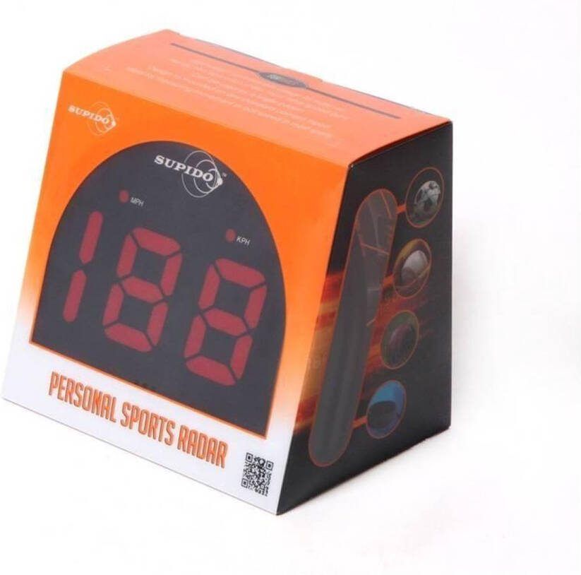 SoccerConcepts Snelheidsmeter Supido Statief: Zonder Statief Adapter: Zonder Adapter
