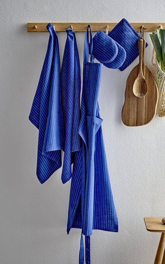 Södahl organic Line Pannenlappen 20 x 20 cm 2 stuks Royal Blue
