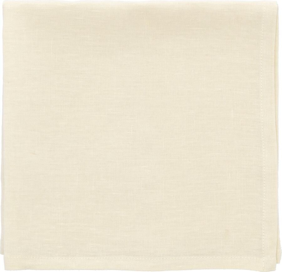Södahl Pure Linen Stoffen servetten 45 x 45 cm 2 pcs Ecru