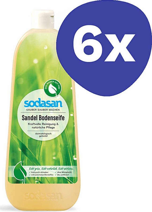 Sodasan Vloerreiniger Floor Care & Clean (6x 1L)
