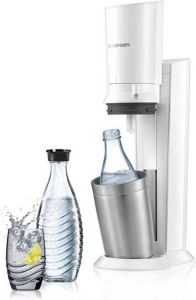 SodaStream CRYSTAL ST+ADV RENT 60 WHITE METAL BNL NEW plastic cover