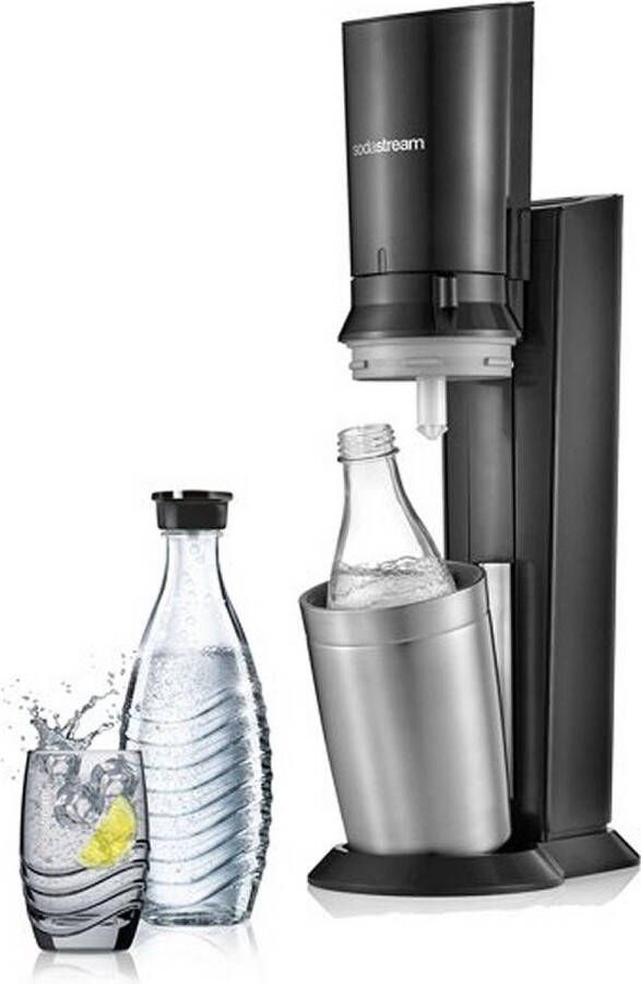 SodaStream Crystal Zwart Incl koolzuurcilinder