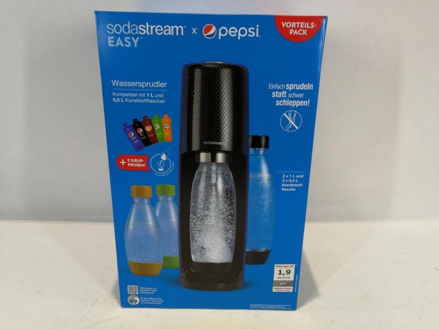 SodaStream Easy Gemakkelijke frisdrankmakerset ZONDER Pepsi-siroopmonsters