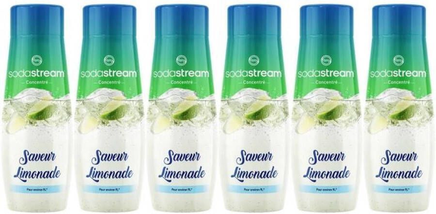 SodaStream Set van 6 LIMONADE concentraten 440 ml