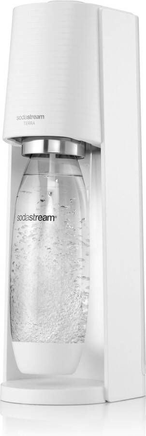Sodastream TERRA Starterpack incl. 1l.Fles + Quick Connect Cilinder Waterkan Wit