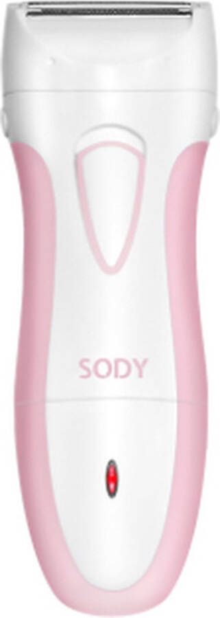 Sody 9008 Waterdicht Ladyshaver + Incl. Precisietrimmer -Scheerapparaat Snel en pijnloos van ongewenste haren af. Gezicht -Wenkbrauw trimmer inclusief batterijen.