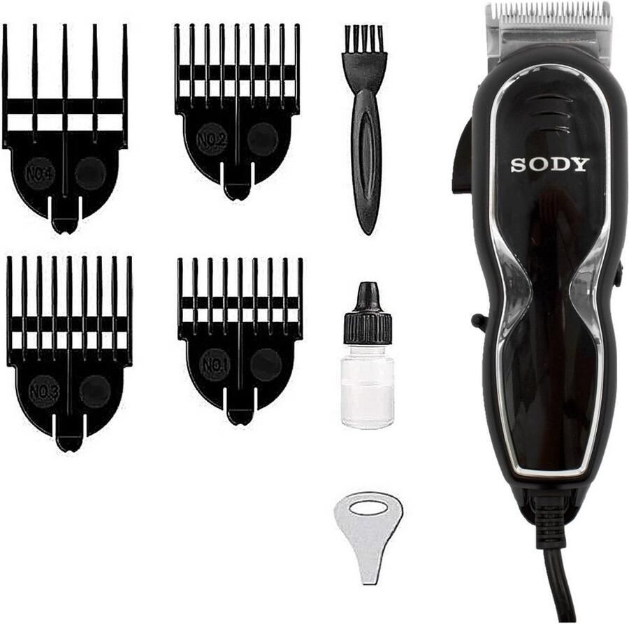 Sody Tondeuse Bedraad Professioneel Haar Trimmer 4 Maten