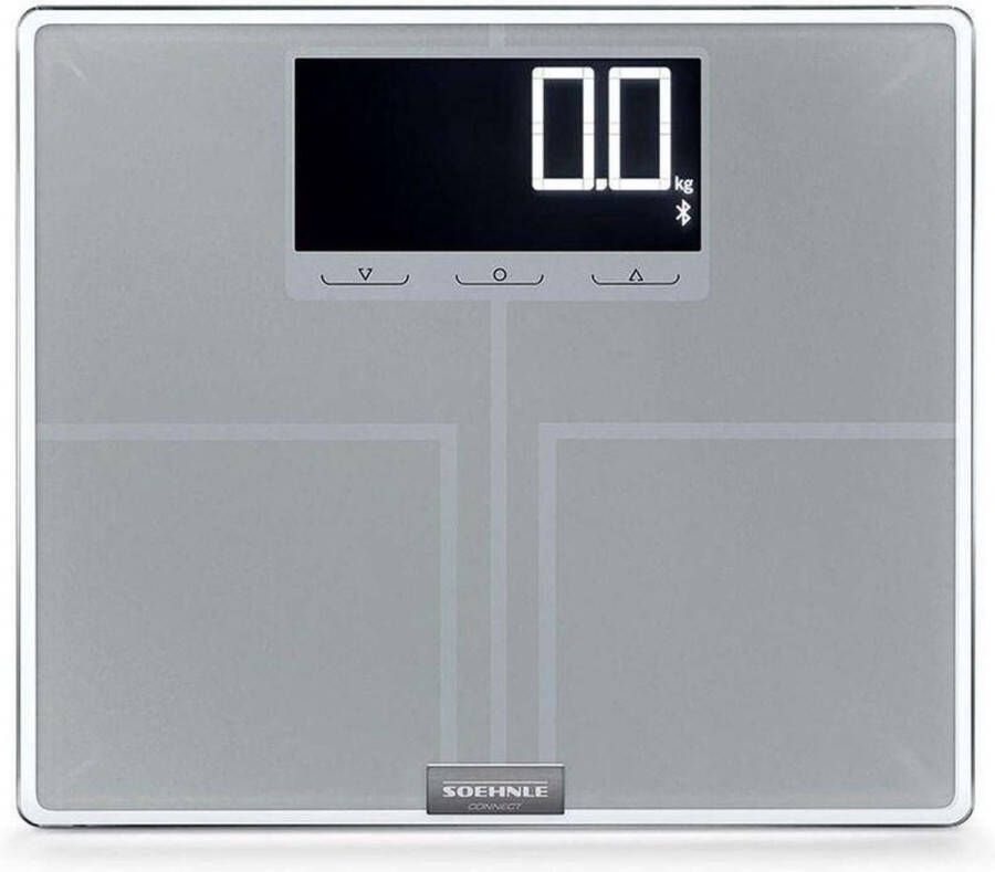 Soehnle analyse personenweegschaal Shape Sense Connect 200 8 personen tot 200 kg incl. batterijen