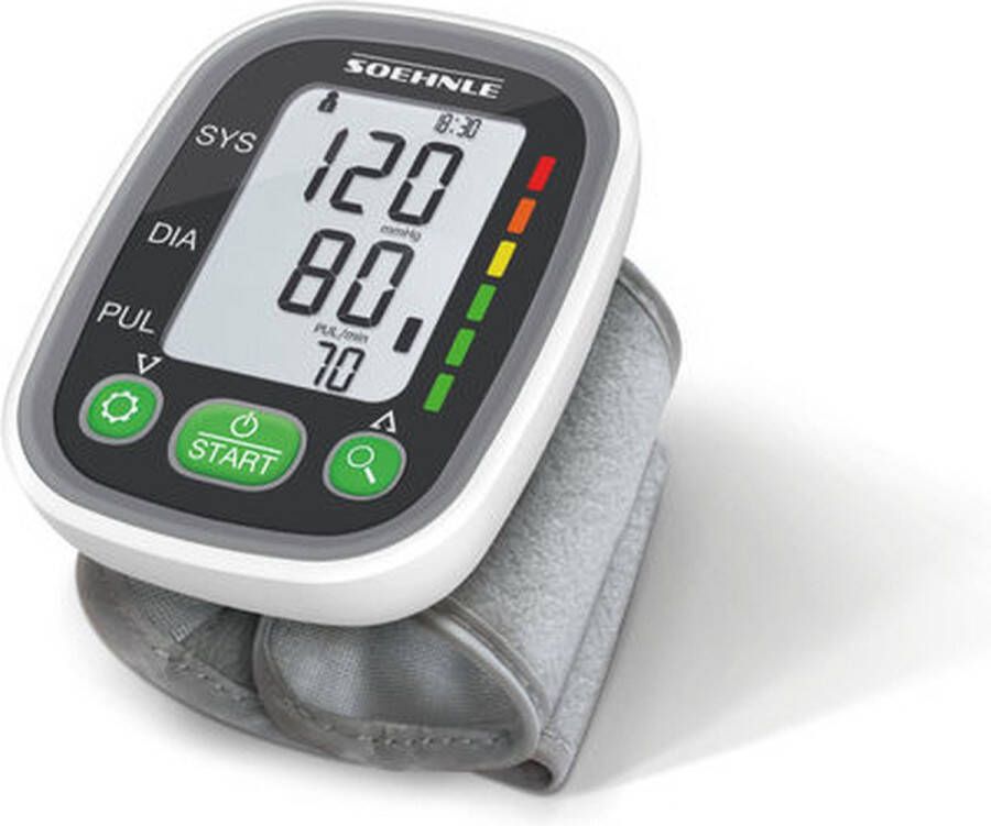 Soehnle Pols-bloeddrukmeter Systo Monitor 100 herkent een onregelmatige hartslag