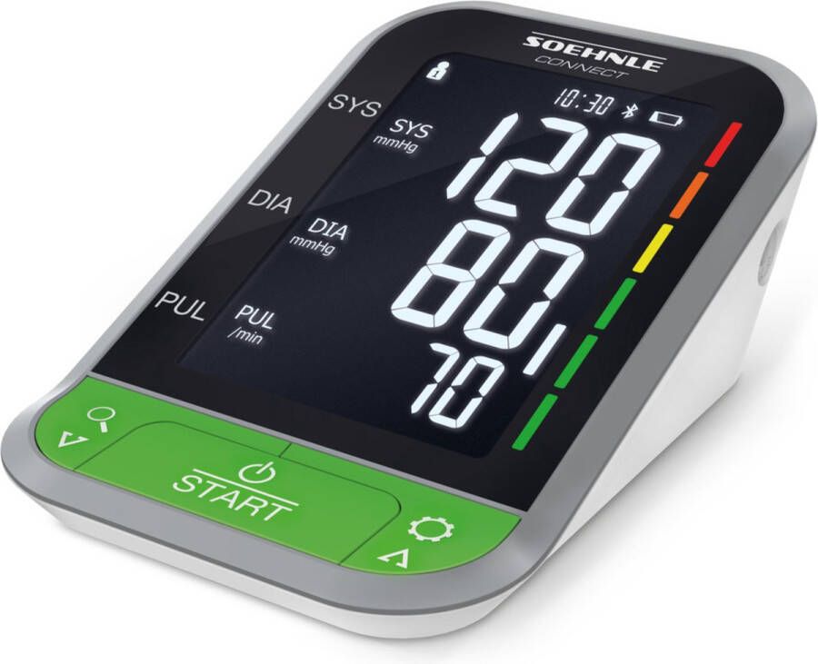 Soehnle Bloeddrukmeter systo monitor connect 400 omvang van 22 tot 42 cm incl. batterijen