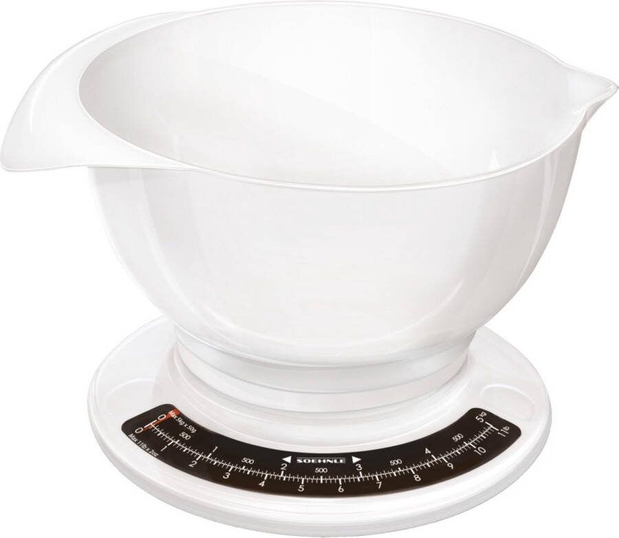 Soehnle Culina Pro Wit | Keukenweegschalen | Keuken&Koken Keukenapparaten | 65054