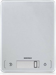 Soehnle Page Comfort 300 Slim Keukenweegschaal zilverkleurig