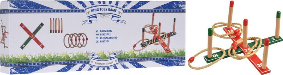 Outdoor Games Ringwerpen Hout 40 cm spel buitenspelen buitenspel tuin