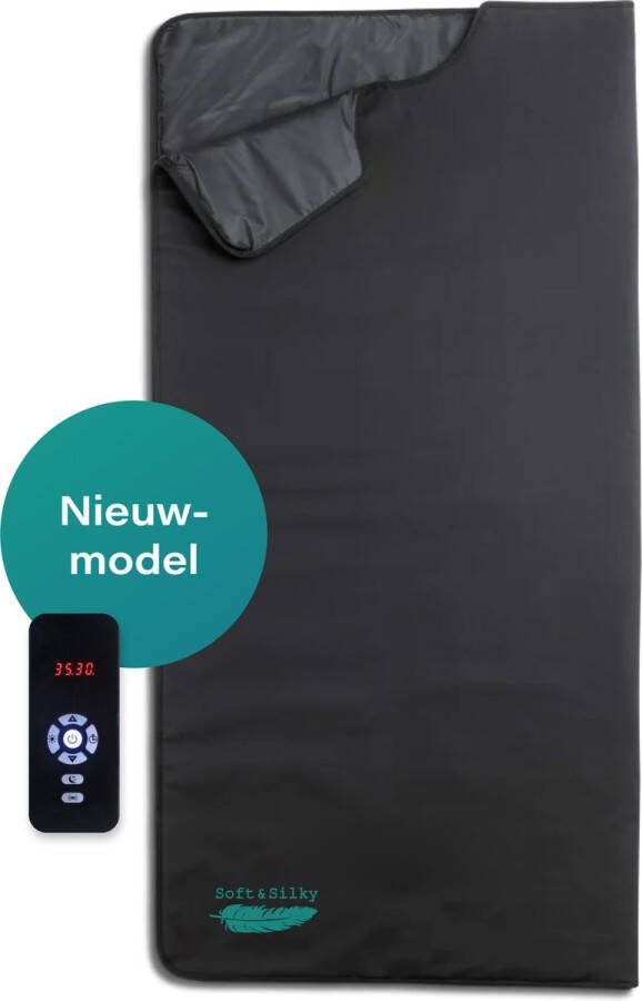 Soft & Silky Comfort Flow Infrarood Deken Leer Infrarood Rood licht therapie Sauna Red Light Therapy Lamp Warmte Elektrische Deken Voor spieren fibromyalgie en gewrichten