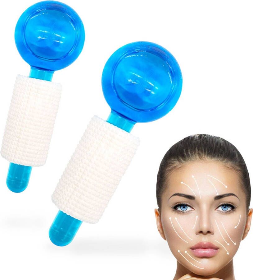 Soft & Silky Ice globes 2 Pack Ice roller Gezichtsmassage Gehydrateerde huid Warm Koud Egale huid Ice roller gezicht Dermaroller Face roller IJs gezicht Beauty Roller IJs roller