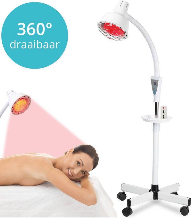 Soft & Silky Infraroodlamp Red Light Therapy Rood Licht Therapie Infrarood Draaibaar Lamp Verwarmingspaneel Verwarming Deken