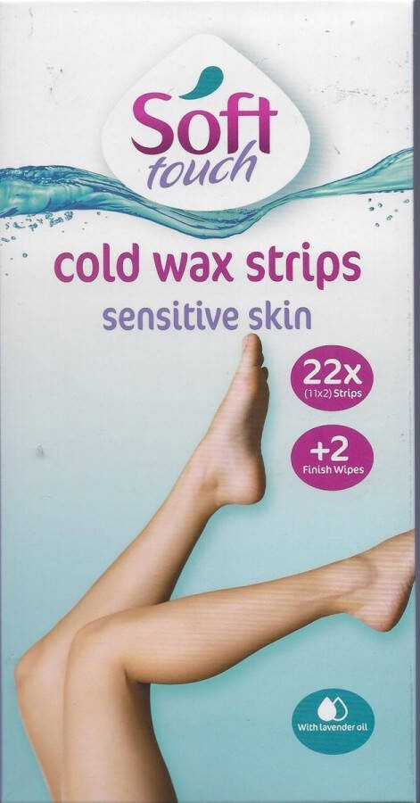 Softtouch Cold Wax Strips sensitive skin 22x strips