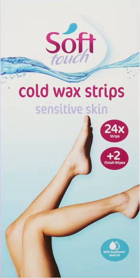 Softtouch Cold Wax Strips sensitive skin 24x strips