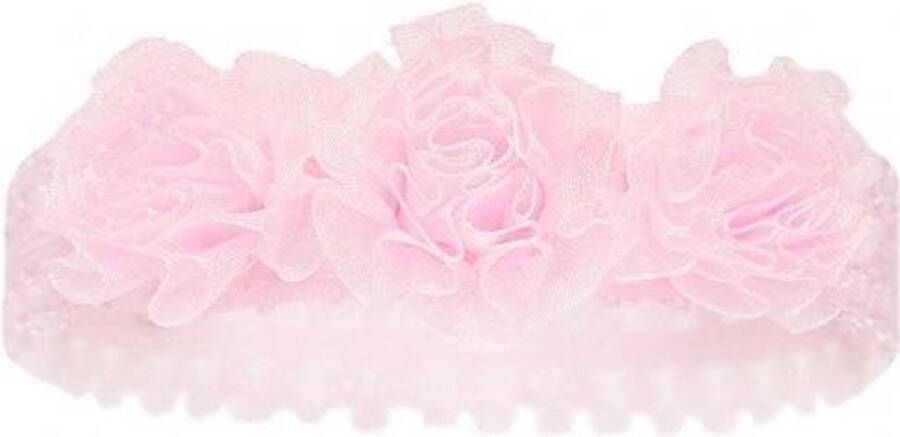 Softtouch Soft Touch Haarband Lace Flowers Meisjes Polyester elastaan Roze