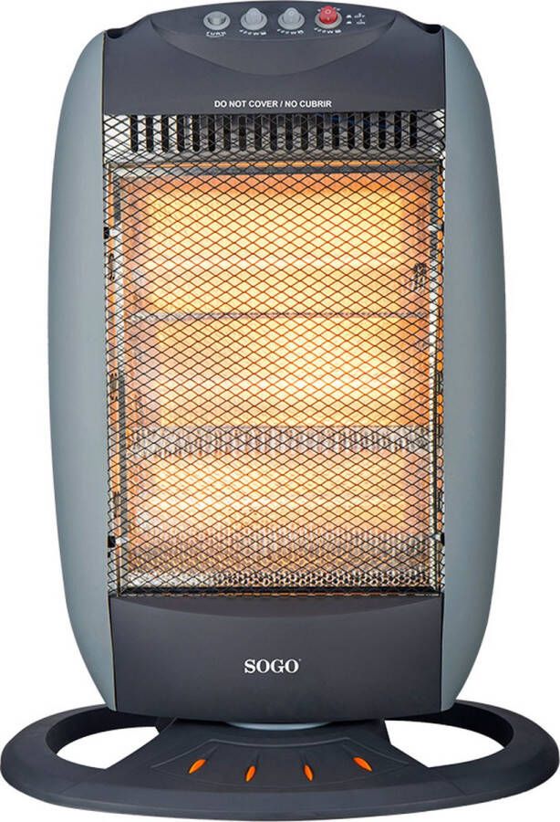 Sogo 18223 – Elektrische Kachel – Halogeen Kachel 1200 Watt